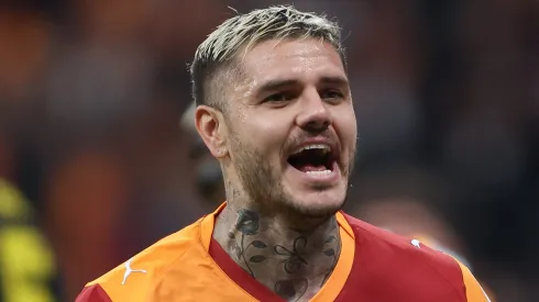 Mauro Icardi considera deixar o Galatasaray em 2026. (Photo by Ahmad Mora/Getty Images)