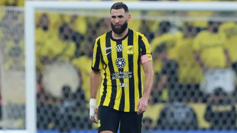 Karim Benzema irá deixar o Al-Ittihad em 2026 – (Photo by Yasser Bakhsh/Getty Images)