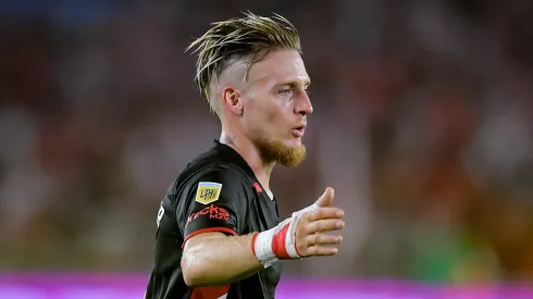 Santiago Ascacíbar, alvo do River Plate, entra na mira do Santos. Foto: Marcelo Endelli/Getty Images