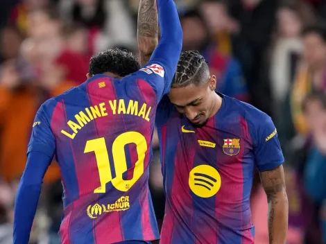 Raphinha explica comemoração inusitada após decidir vitória do Barcelona