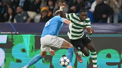 Sporting alertou Chelsea sobre a lesão de Geovany Quenda. (Foto de Francesco Pecoraro/Getty Images)