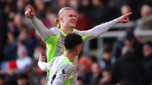 Haaland deixou a marca no jogo entre Crystal Palace e Manchester City