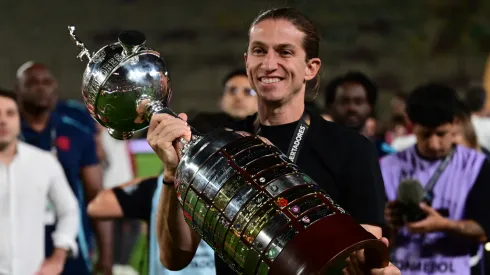 Filipe Luís, campeão da Libertadores pelo Flamengo. (Foto: Rodrigo Valle/Getty Images)