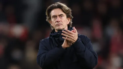 Thomas Frank deve permanecer no Tottenham. Foto: Naomi Baker/Getty Images