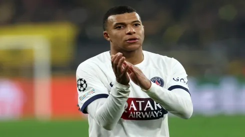 Mbappé em 2023 quando jogava pelo PSG – Alex Grimm/Getty Images