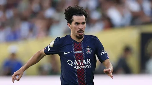 Vitinha em jogo entre PSG e Botafogo. Stu Forster/Getty Images.