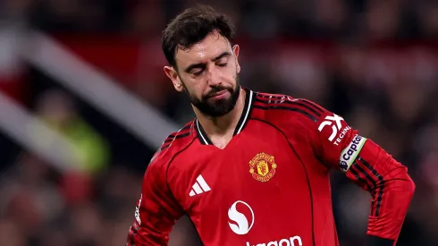 Bruno Fernandes deve estar vivendo sua última temporada no Manchester United. (Photo by Carl Recine/Getty Images)