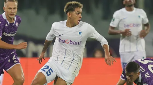 Matías Galarza, do Talleres, quando atuava pelo GENK. (Photo by Gabriele Maltinti/Getty Images)