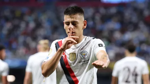 Claudio Echeverri, que pertence ao Manchester City. (Foto: Alex Grimm/Getty Images)