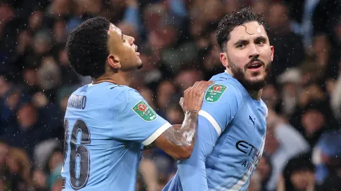 Manchester City vence após boa exibição de Rayan Cherki. (Photo by Carl Recine/Getty Images)