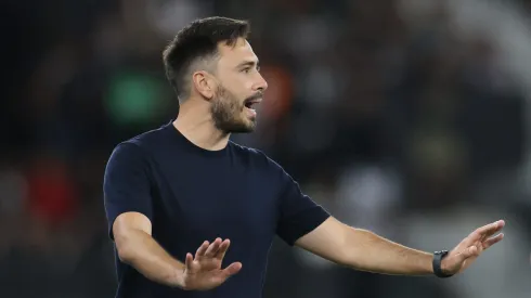 O técnico Davide Ancelotti no Botafogo (Lucas Figueiredo/Getty Images)
