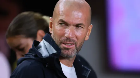 Zidane durante um jogo do Inter Miami na US Open Cup. Foto: Hector Vivas/Getty Images