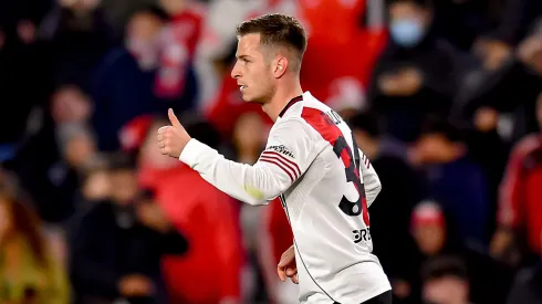 Galoppo em jogo do River Plate. (Foto: Marcelo Endelli/Getty Images)