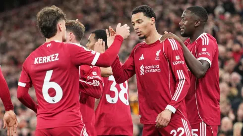 O francês Hugo Ekitike marcou os dois gols do Liverpool na vitória sobre o Brighton