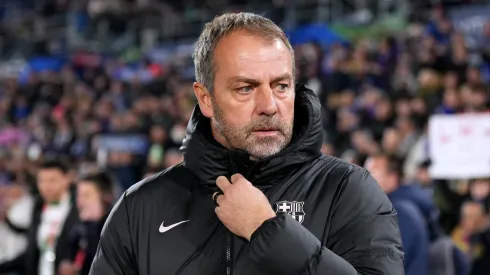 Hansi Flick, do Barcelona. (Foto: Angel Martinez/Getty Images)