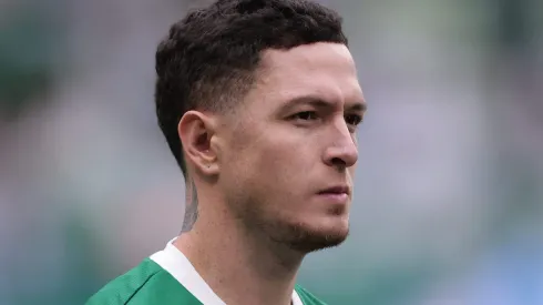 Aníbal Moreno em campo pelo Palmeiras. Foto: Ettore Chiereguini/AGIF