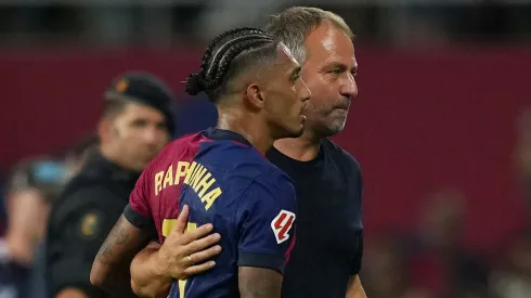 Hansi Flick levantou a moral de Raphinha após decisão da Fifa