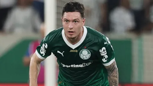 O jogador Aníbal Moreno em jogo do Palmeiras (Cesar Greco/Palmeiras/by Canon)