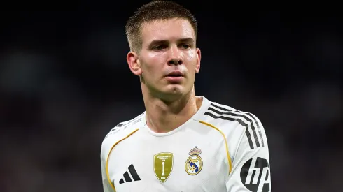 Mastantuono, jogador do Real Madrid pode retornar de lesão e ser titular contra o Girona, segundo AS. (Foto: Angel Martinez/Getty Images)