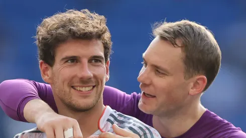 Leon Goretzka pode trocar o Bayern de Munique pelo Atlético de Madrid de graça. (Photo by Alex Grimm/Getty Images)