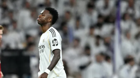 Real Madrid x Sevilla: Mbappé se recusa a tocar para Vini Jr e gera revolta. (Foto: Denis Doyle/Getty Images)