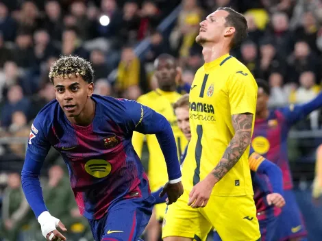 Lamine Yamal silencia vaias com gol e gesto de apito em La Cerámica