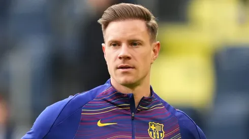 Ter Stegen, goleiro do Barcelona. (Photo by Alex Caparros/Getty Images)