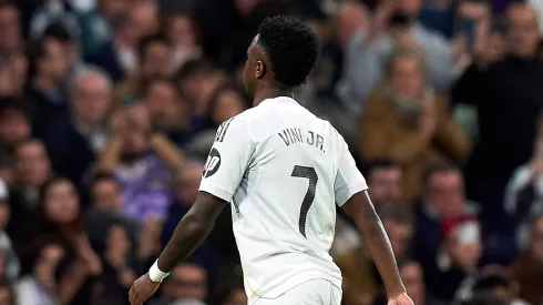 Vinicius Junior em jogo do Real Madrid. (Foto: Angel Martinez/Getty Images)
