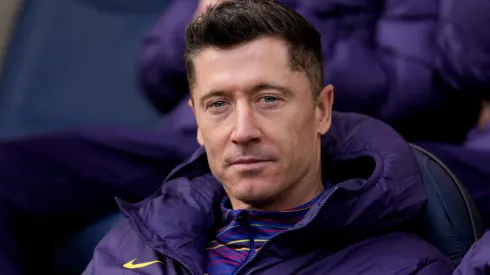 O centroavante Robert Lewandowski, do Barcelona (Alex Caparros/Getty Images)
