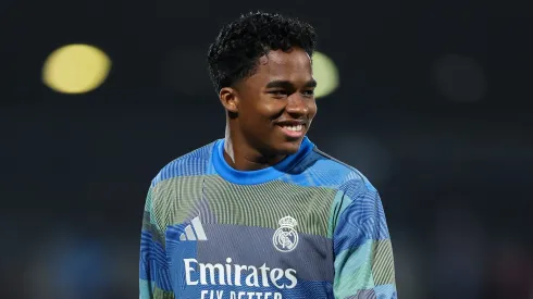 Real Madrid receberá R$ 6,5 milhões pelo empréstimo de Endrick ao Lyon. (Photo by Florencia Tan Jun/Getty Images)