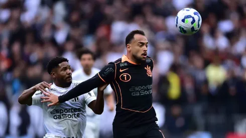 O meio-campista Maycon em jogo do Corinthians (Mauro Horita/Getty Images)