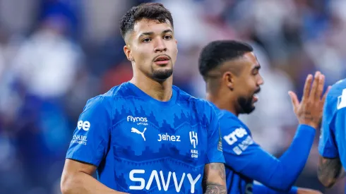 Marcos Leonardo em campo pelo Al-Hilal. Foto: Abdullah Ahmed/Getty Images