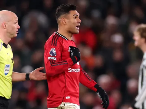 Manchester United x Newcastle: Casemiro é substituído e causa na web
