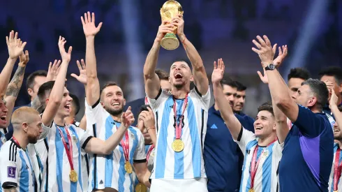 Guido Rodríguez, campeão do mundo pela Argentina. (Foto: Dan Mullan/Getty Images)