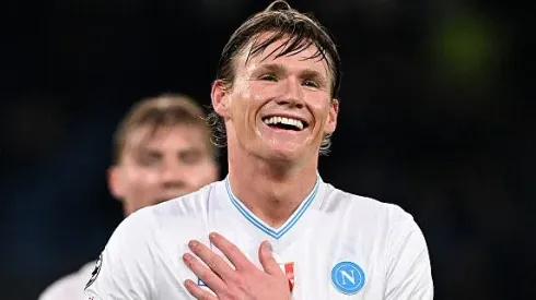 Scott McTominay, do SSC Napoli, é um grande sonho do Manchester United, que se arrependeu de ter negociado o jogador (Foto: Francesco Pecoraro/Getty Images)