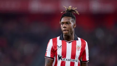 Nico Williams em jogo do Athletic Bilbao (Ion Alcoba Beitia/Getty Images)