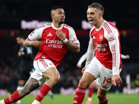 Arsenal goleia Aston Villa com direito a golaço de Gabriel Jesus