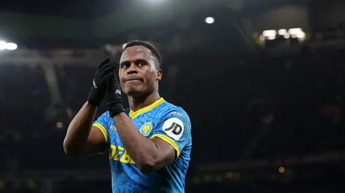 Jhon Arias pode sair dos Wolves em 2026. Michael Regan/Getty Images.