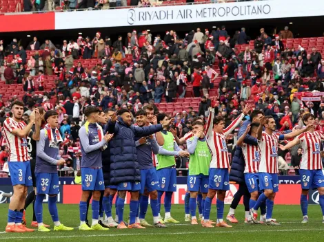 Atlético de Madrid fecha 2025 fora do pódio anual da LaLiga