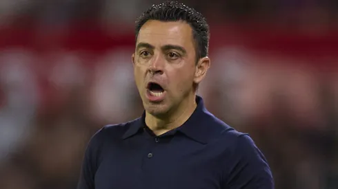 Xavi Hernández, ex-técnico do Barcelona. (Photo by Fran Santiago/Getty Images)
