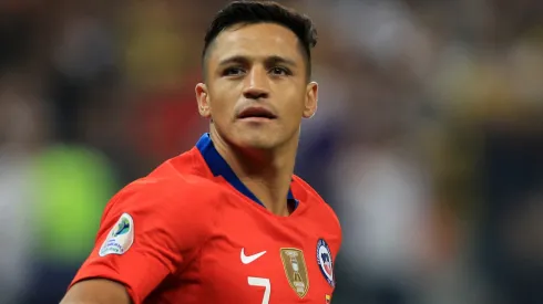 Alexis Sánchez em campo com o Chile. Foto: Buda Mendes/Getty Images