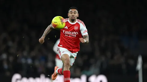 Gabriel Jesus em partida pelo Arsenal. Shaun Botterill/Getty Images