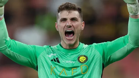 Bento durante jogo do Al-Nassr. (Photo by Yasser Bakhsh/Getty Images)