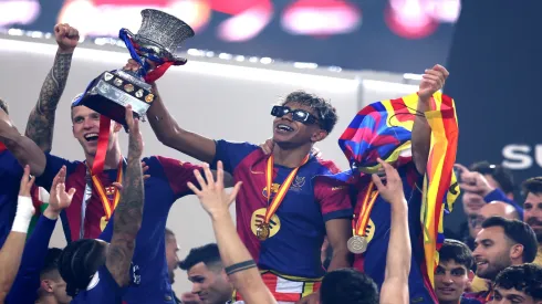 Barcelona, campeão da Supercopa da Espanha de 2025 – Yasser Bakhsh/Getty Images