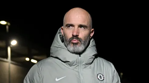 Sterling quer deixar o Chelsea mesmo após a demissão de Enzo Maresca. (Photo by Shaun Botterill/Getty Images)