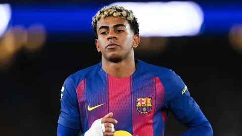 Lamine é dúvida, mas ainda não está totalmente descartado para Barcelona x Bilbao (Foto: David Ramos/Getty Images)