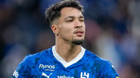 Marcos Leonardo em campo pelo Al-Hilal. Foto: Abdullah Ahmed/Getty Images