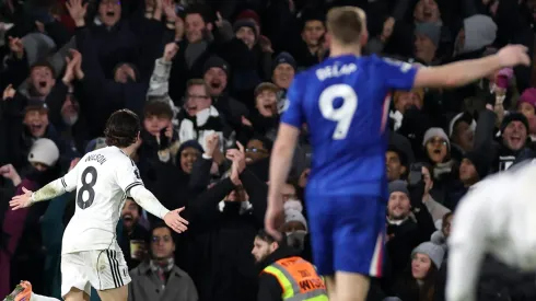 LONDON, ENGLAND – JANUARY 07: Harry Wilson of Fulham celebrates scoring his team's second goal during the Premier League match between Fulham and Chelsea at Craven Cottage on January 07, 2026 in London, England. (Photo by Justin Setterfield/Getty Images)