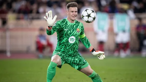 Ter Stegen em jogo do Barcelona na Champions League. Foto: Imago