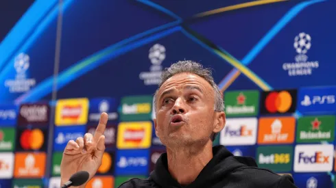 Luis Enrique comenta o castigo a Dembélé. Foto: Imago